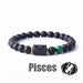 12 Zodiac Sign Bracelet Homme Constellation Bracelet Jewelry