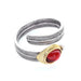 Unique Design Notch Crushed Zircon Rings Men Women Creative Fashion Jewelry