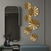 Luxury Golden Wall Decoration Hanging Creative Golden Metal Irregular Wall Pendants