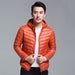 Men's Ultra Lightweight Down Jacket Wind-Resistant Hoodie Jackets