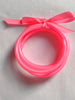 FishSheep Multicolor Bowknot Glitter Filled Silicone Bangle Bracelet