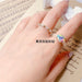 Bohemia Exaggerated Resin Rings Woman Acrylic Punk Jewelry