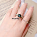 Bohemia Exaggerated Resin Rings Woman Acrylic Punk Jewelry