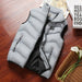 Men's Sleeveless Vest Thermal Soft Casual Coats Cotton Men's Vest Jacket