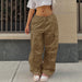 Women's Clothing Oversized Plus Size Low Waist Loose Baggy Cargo Sweatpants