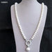 Freshwater Pearl Necklace Women Elegant Micro-Inlaid Fashion Jewelry