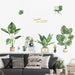 Wall Vinyl Stickers Jungle Tropical Plants Palm Leaf Living Room Eco-friendly Decals