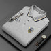 Men's Polo Tee Tops Luxury Embroidered Cotton Lapel Collar Short Sleeves T-Shirts