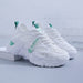 Women Sneakers Casual Fashion Platform Shoes Breathable Mixed Color Shoes