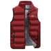 Men's Autumn Winter High Quality Cotton Jacket Comfort Sleeveless Vest Jacket