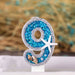 Birthday Candle Mermaid Sparkly Blue Seafish Party Decoration Candles