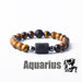 12 Zodiac Sign Bracelet Homme Constellation Bracelet Jewelry