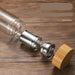 Stainless Steel Double Wall Water Bottle – Travel Tea Infuser with Bamboo Lid