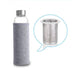 High-Temperature Resistant Glass Sport Water Bottle with Tea Infuser