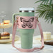 Personalized Butterfly Water Bottle Carrier Bag With Strap For 40oz Tumblers