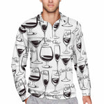 Men's Zipper Detail Long Sleeve T-Shirt With Modern Streetwear Style