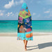 Wearable Hooded Blanket Cloak – Cozy Oversized Plush Winter Poncho