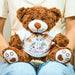 Personalized Bear Plush Stuffed Animal – Baby Shower or Nursery Gift