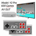 Retro Classic Wireless TV Video Game Console Build In 600 Classic Games Support AV/HDMI Output
