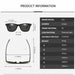Brand Design Polarized Sunglasses Men Women Trendy Square Mirror Sun Glasses