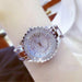 Women Watches Luxury Brand Diamond Quartz Ladies Rose Gold Stainless Steel Watch