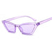 Red Shades Small Cat Eye Sunglasses Vintage Women Sunglasses