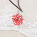 Handmade Transparent Resin Dried Flower Pendant Necklace Round Glass Jewelry For Women