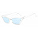 Red Shades Small Cat Eye Sunglasses Vintage Women Sunglasses