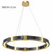 Luxury PREMIUM Black-Gold Stainless Steel Chandelier Pendant Kitchen Living Room Decoration Modern LED Luminaire