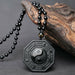Black Obsidian Necklace Pendant Jewelry For Men & Women