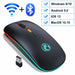 Wireless Mouse RGB Rechargeable Bluetooth LED Backlit Ergonomic Gaming Mouse