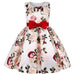 Kids Flower Dress Elegant Causal Princess Party Dresses Girls Children Clothing