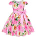Kids Flower Dress Elegant Causal Princess Party Dresses Girls Children Clothing