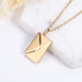 Love Letter Envelope Pendant Necklace Customized Stainless Steel Jewelry