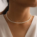 Sparkling Clavicle Chain Choker Necklace Collar Women Fine Jewelry