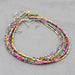Simple Seed Beads Strand Necklace Women String Collar Colorful Handmade Jewelry