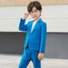 Boys Formal Birthday Suits Weddings Blazer Pants 2Pcs Set Kids Gentleman Clothing Sets