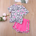 Toddler Girls Summer Clothes 2Pcs Outfits Kids Clothing Girls Suit