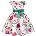 Kids Flower Dress Elegant Causal Princess Party Dresses Girls Children Clothing