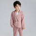 Boys Formal Birthday Suits Weddings Blazer Pants 2Pcs Set Kids Gentleman Clothing Sets