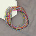 Simple Seed Beads Strand Necklace Women String Collar Colorful Handmade Jewelry