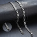 Cuban Chain Necklace Men Women Punk Stainless Steel Curb Link Chain