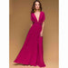 Women's Multiway Wrap Convertible Boho Maxi Club Long Dress