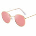 Classic Small Frame Round Sunglasses Women/Men Brand Designer Alloy Vintage Sun Glasses