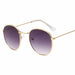 Classic Small Frame Round Sunglasses Women/Men Brand Designer Alloy Vintage Sun Glasses
