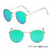 Classic Small Frame Round Sunglasses Women/Men Brand Designer Alloy Vintage Sun Glasses