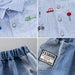 Kids Toddler Boy Clothing Set Short Sleeve Shirt Jeans Cotton Clothing Set