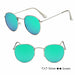 Classic Small Frame Round Sunglasses Women/Men Brand Designer Alloy Vintage Sun Glasses