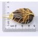 Tree of Life Necklace Natural Stone Pendant Gold Color Wire Wrap Gem Stone Jewelry