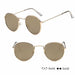 Classic Small Frame Round Sunglasses Women/Men Brand Designer Alloy Vintage Sun Glasses
